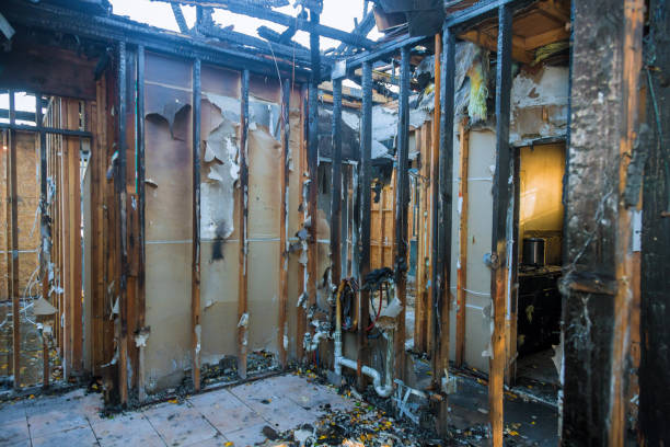 Professional Fire Damage Removal technician working in Lake Charles, LA